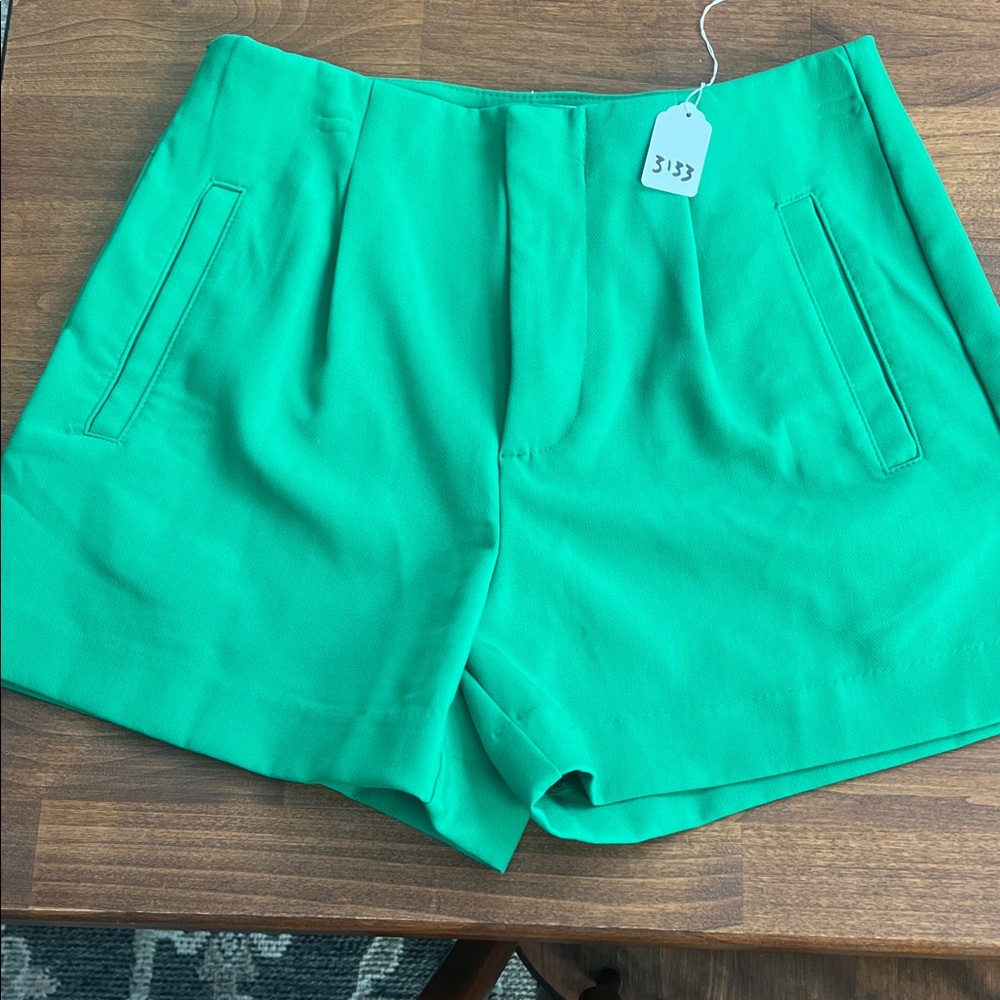 a new day Kelly Green High Waist Women's Shorts